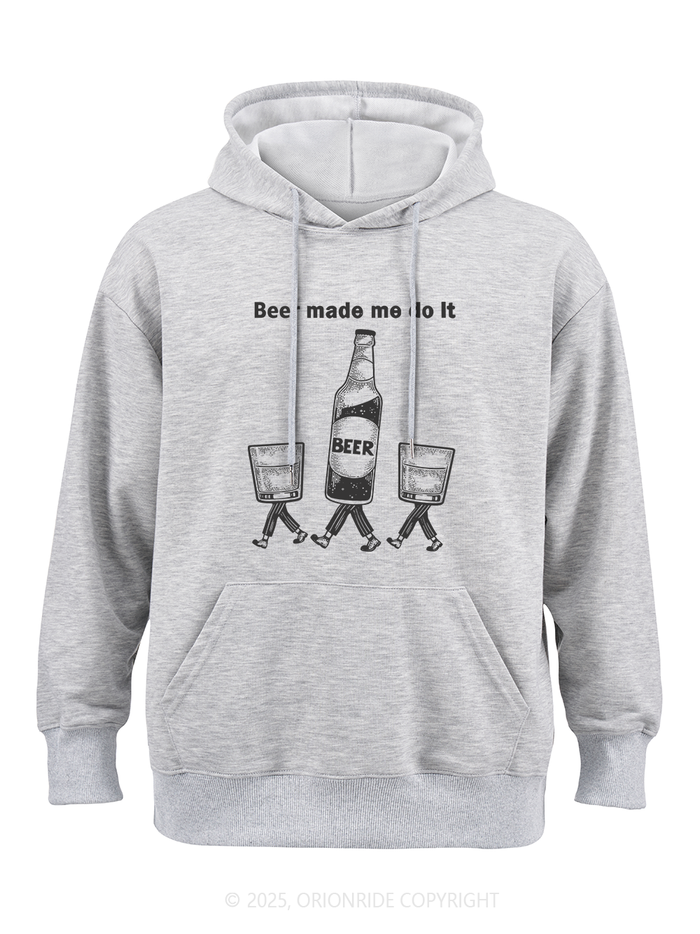 Orionride Beer Made Me Do It Classic Hoodie