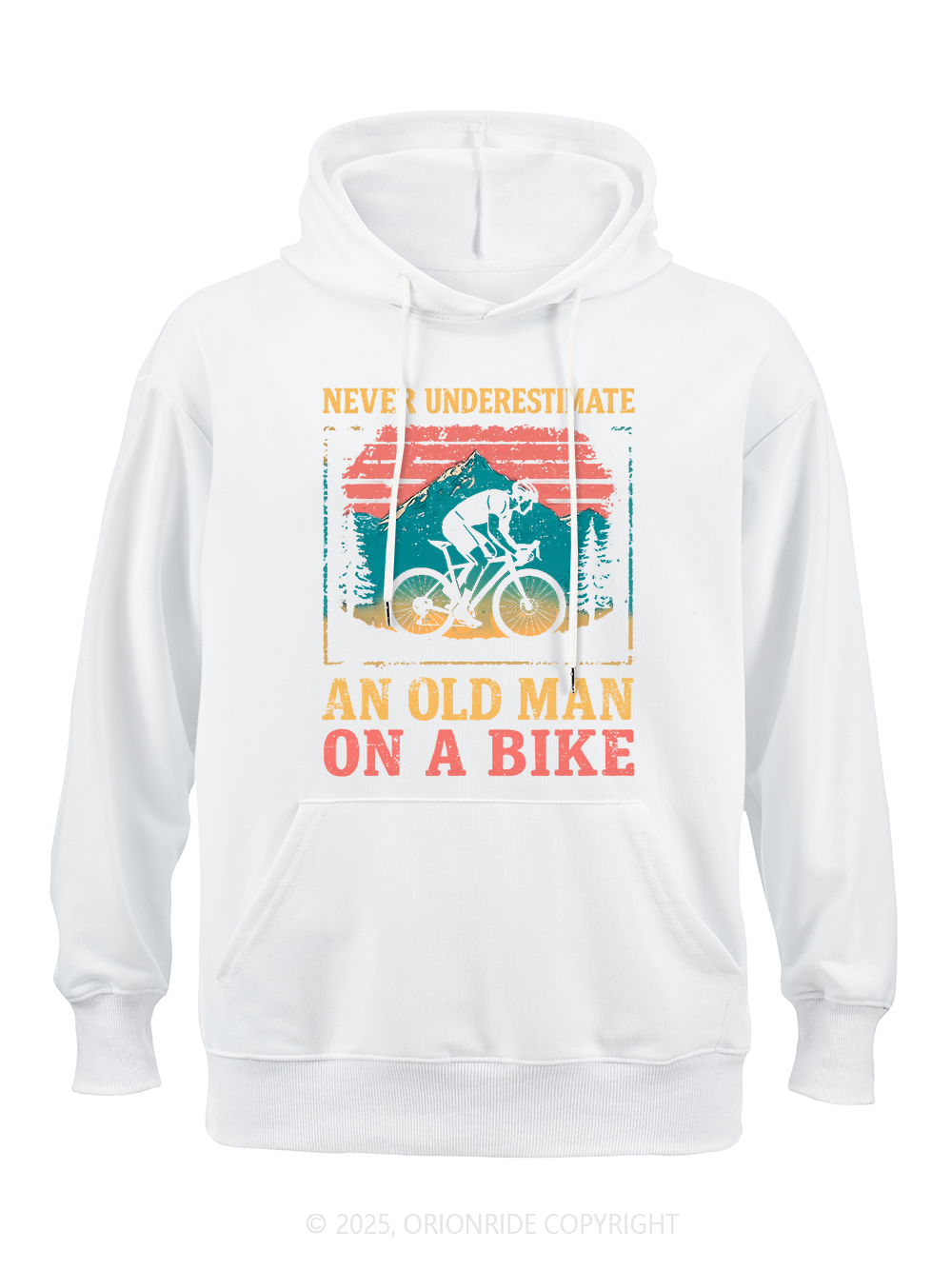 Orionride Old Man On A Bike Classic Hoodie