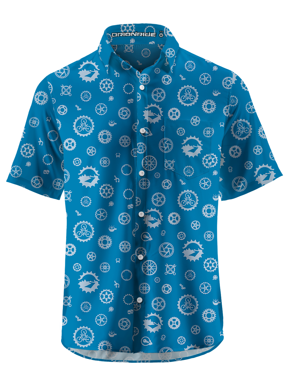 Orionride Gear World Zipper Pockets Ultra Lightweight Short Sleeves Gravel Shirt