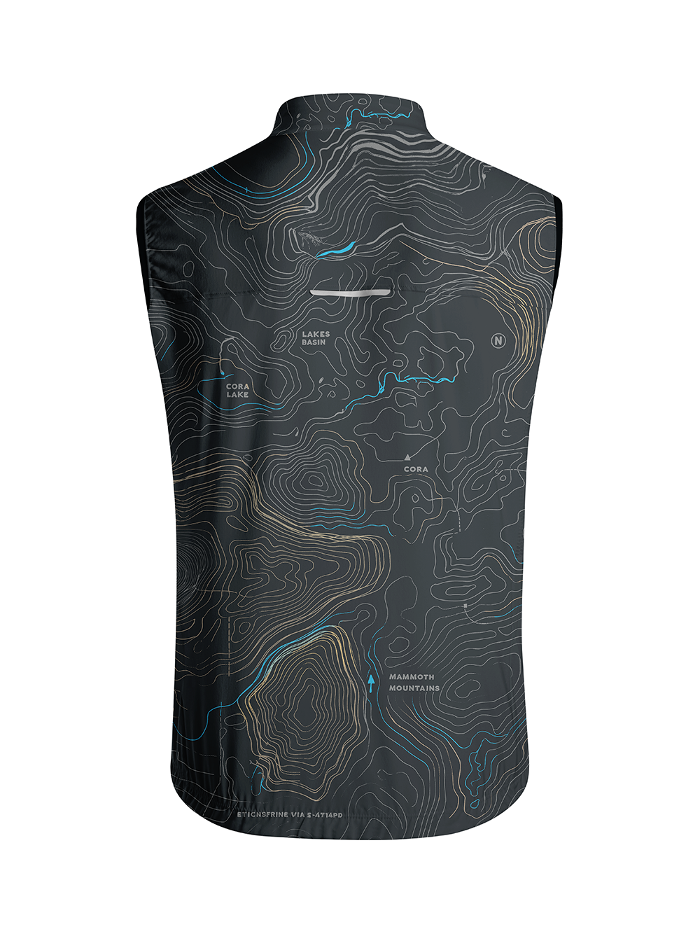 Orionride Panoramic Map Lightweight Windproof Cycling Vest
