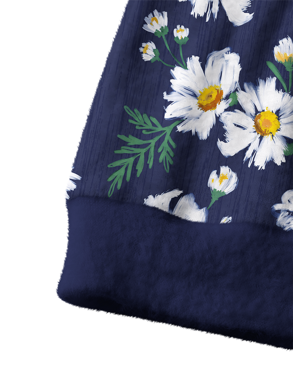 Orionride Lucky Daisy Women's Fuzzy Knit Cardigan