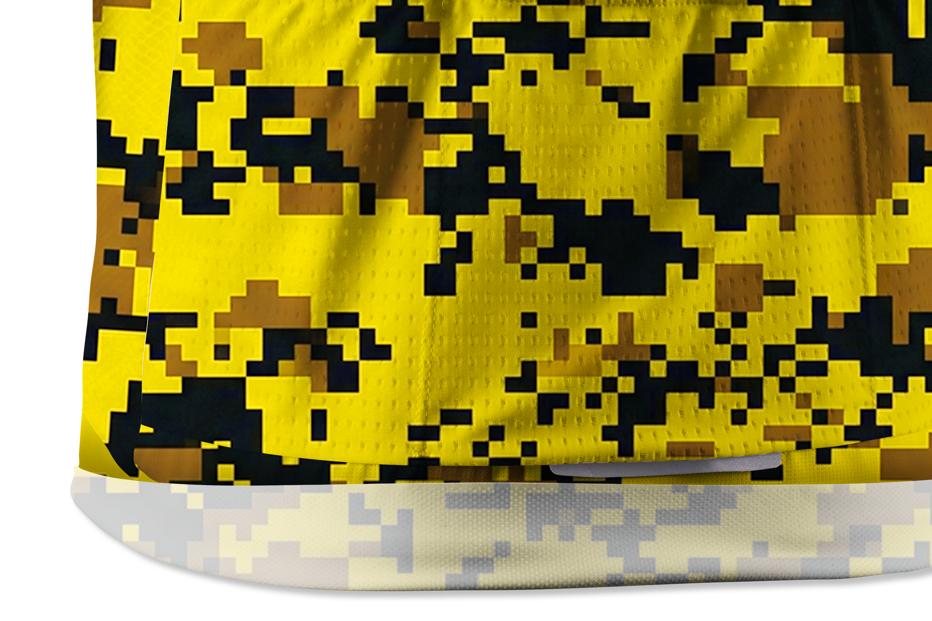Orionride Yellow Black Mosaic Short Sleeves Cycling Jersey