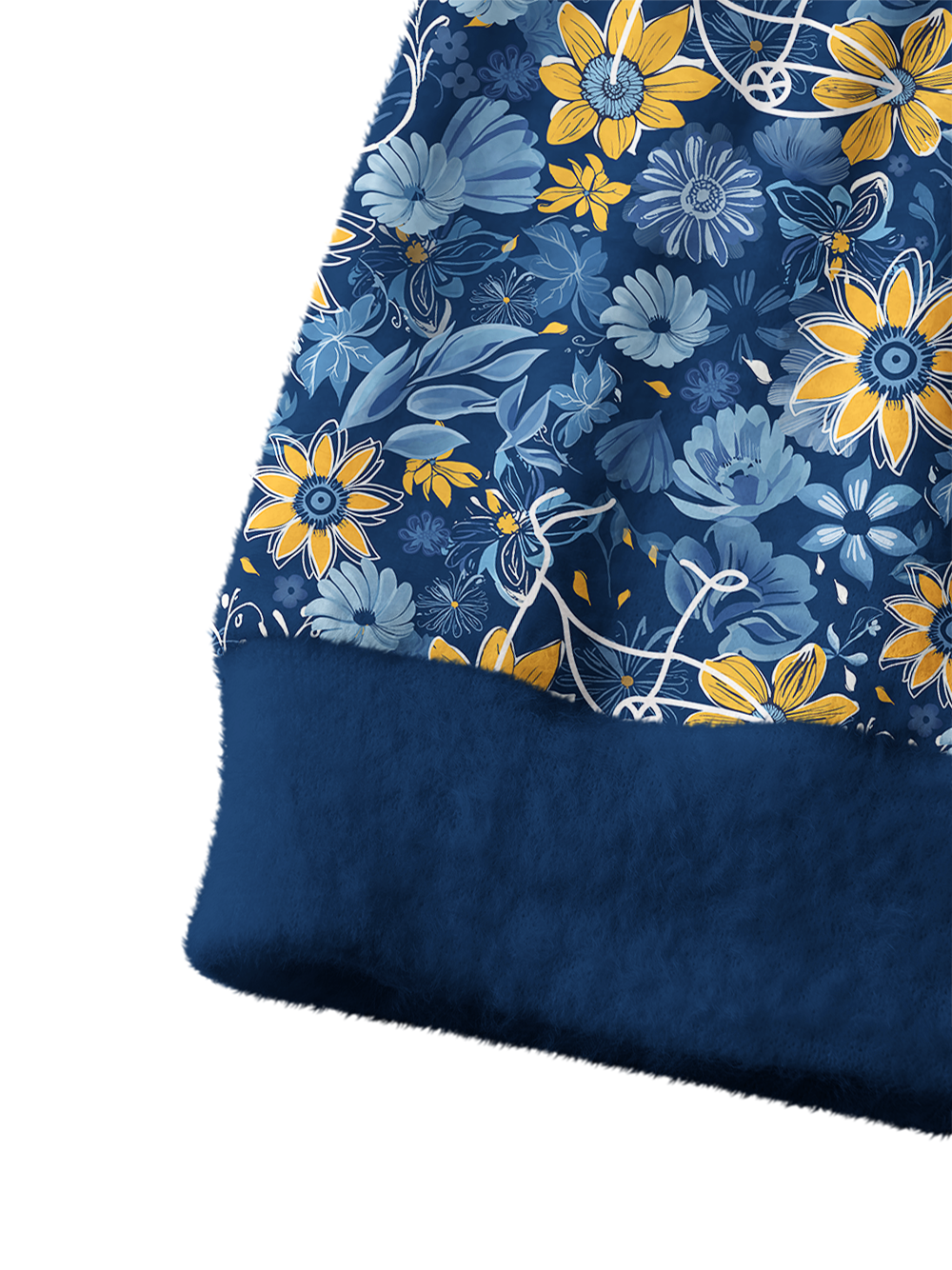 Orionride Flower Paradise Women's Fuzzy Knit Cardigan