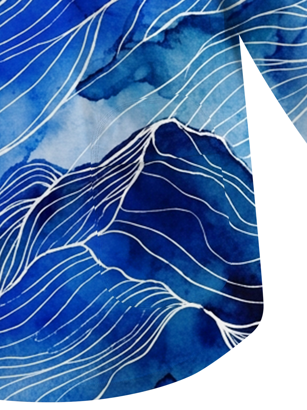 Orionride Watercolor Blue Mountains Women's Quick Dry Downhill Jersey