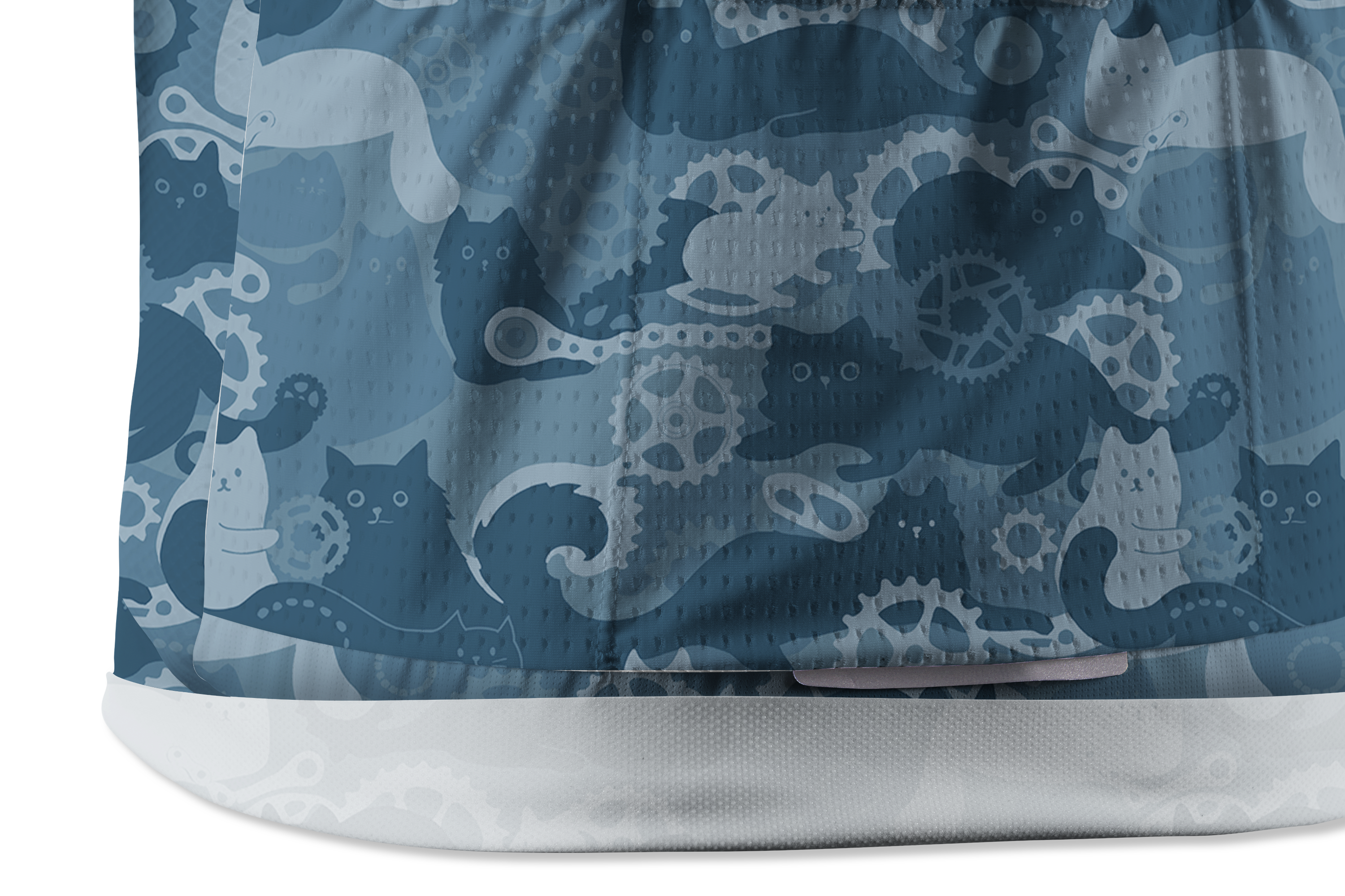 Orionride Cat Playing With Gears Short Sleeves Cycling Jersey