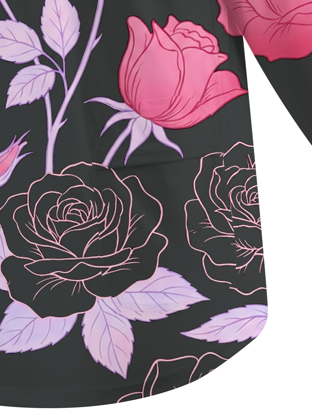 Orionride Night Twin Rose Women's Quick Dry Downhill Jersey