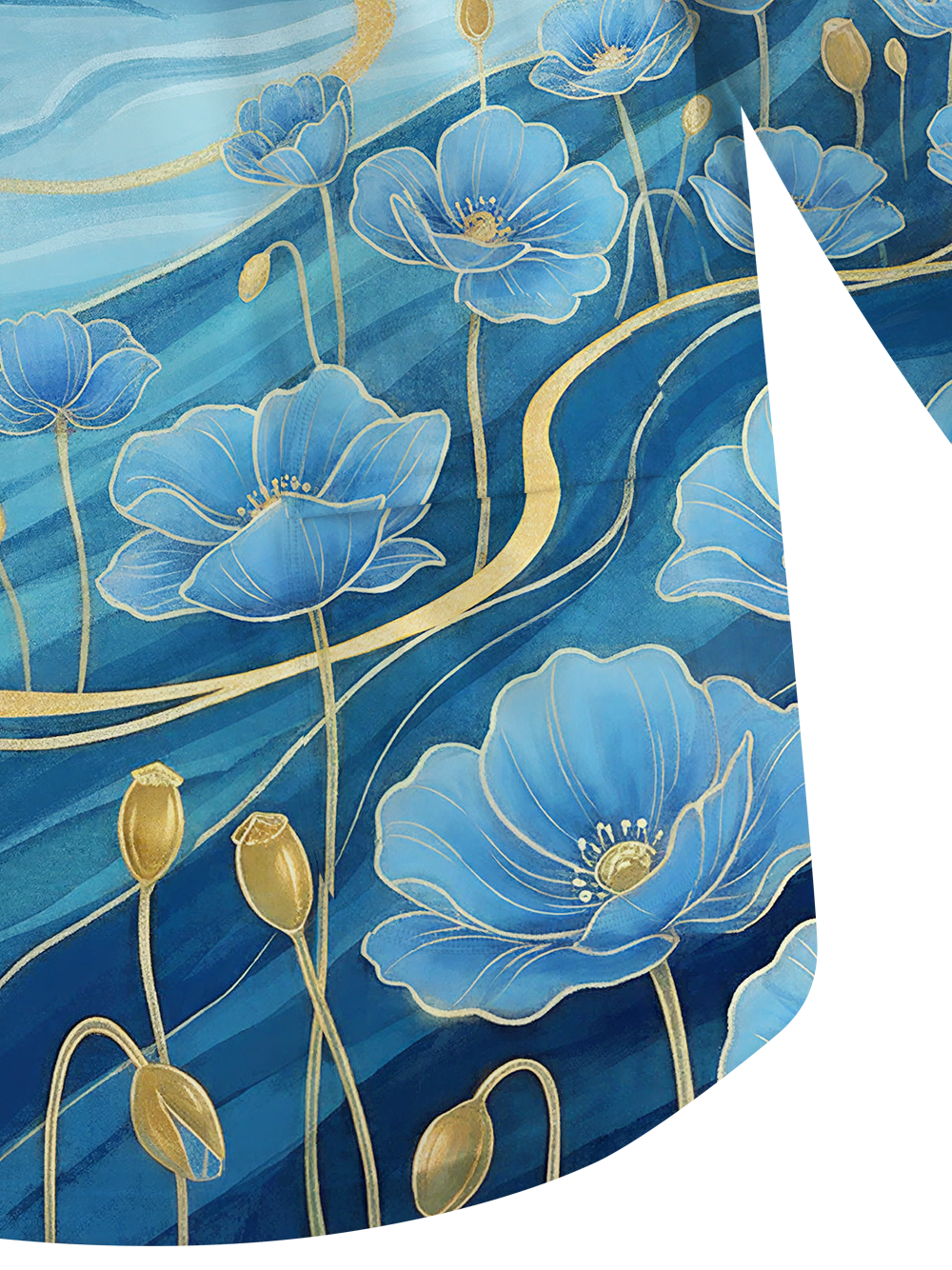 Orionride Gold Blue Valley Script Women's Quick Dry Downhill Jersey