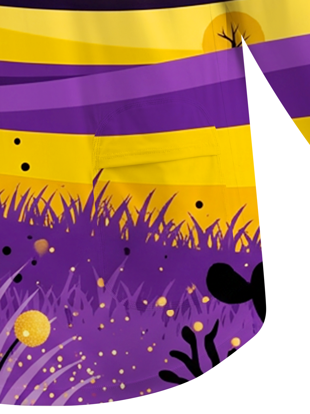 Orionride Purple Golden Field Women's Quick Dry Downhill Jersey