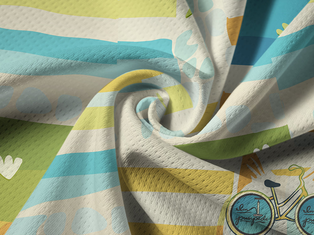 Orionride Four Cats Long Sleeve Half Zipper Mountain Bike Jersey