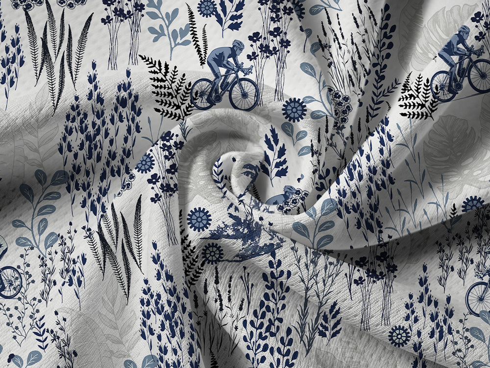 Orionride Dense Forest Long Sleeve Half Zipper Mountain Bike Jersey