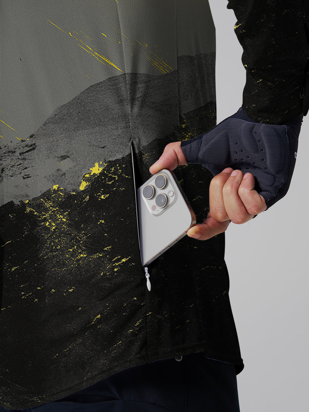 Orionride A Contest Of Speed Men's Stretchy Breathable Long Sleeve Gravel Shirt