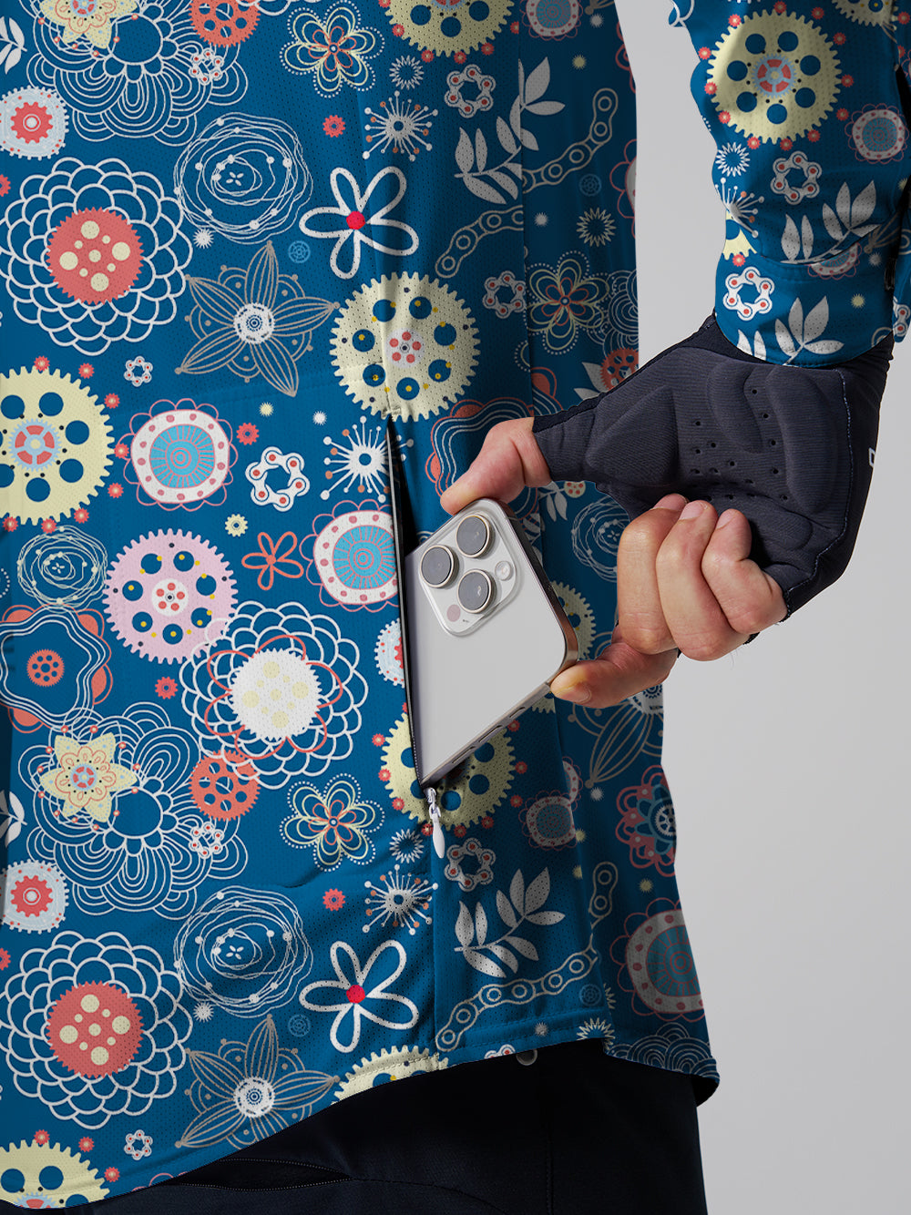 Orionride High Energy Gear Men's Stretchy Breathable Long Sleeve Gravel Shirt