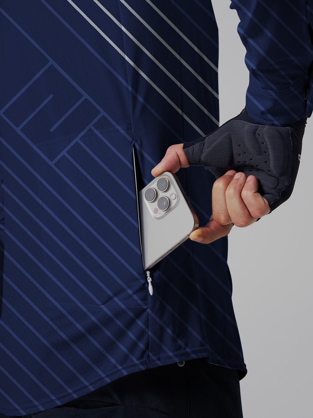 Orionride The Courage To Ride Men's Stretchy Breathable Long Sleeve Gravel Shirt