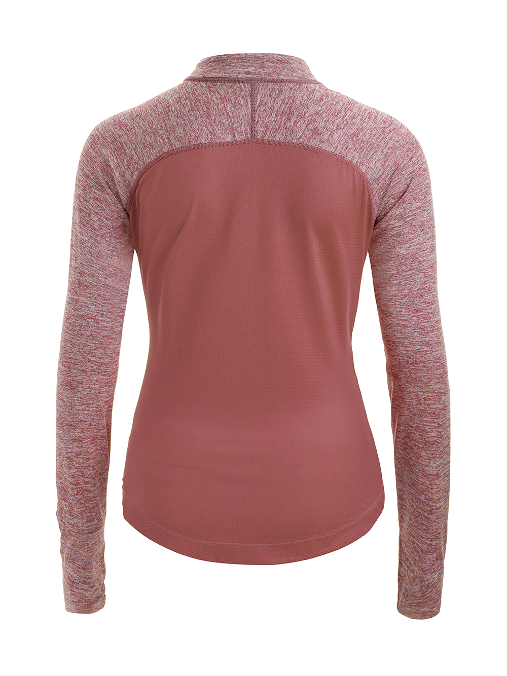 Orionride Women's Quick Dry Lightweight Quarter Zip Long Sleeve Shirt Rust Red