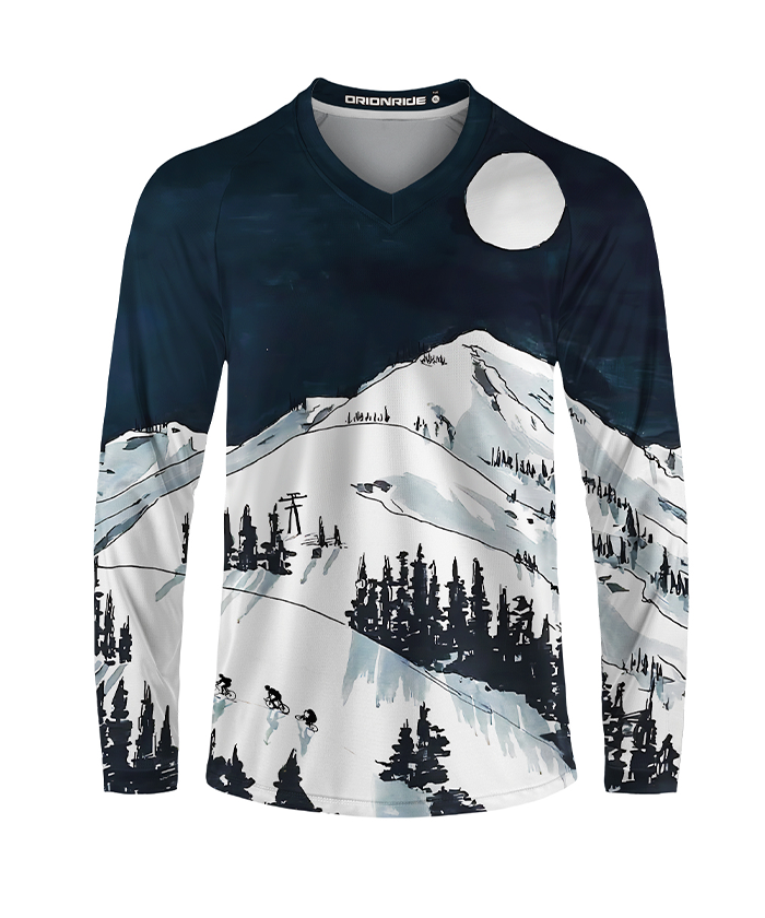 Orionride Snow Mountain Long Sleeve Downhill Jersey