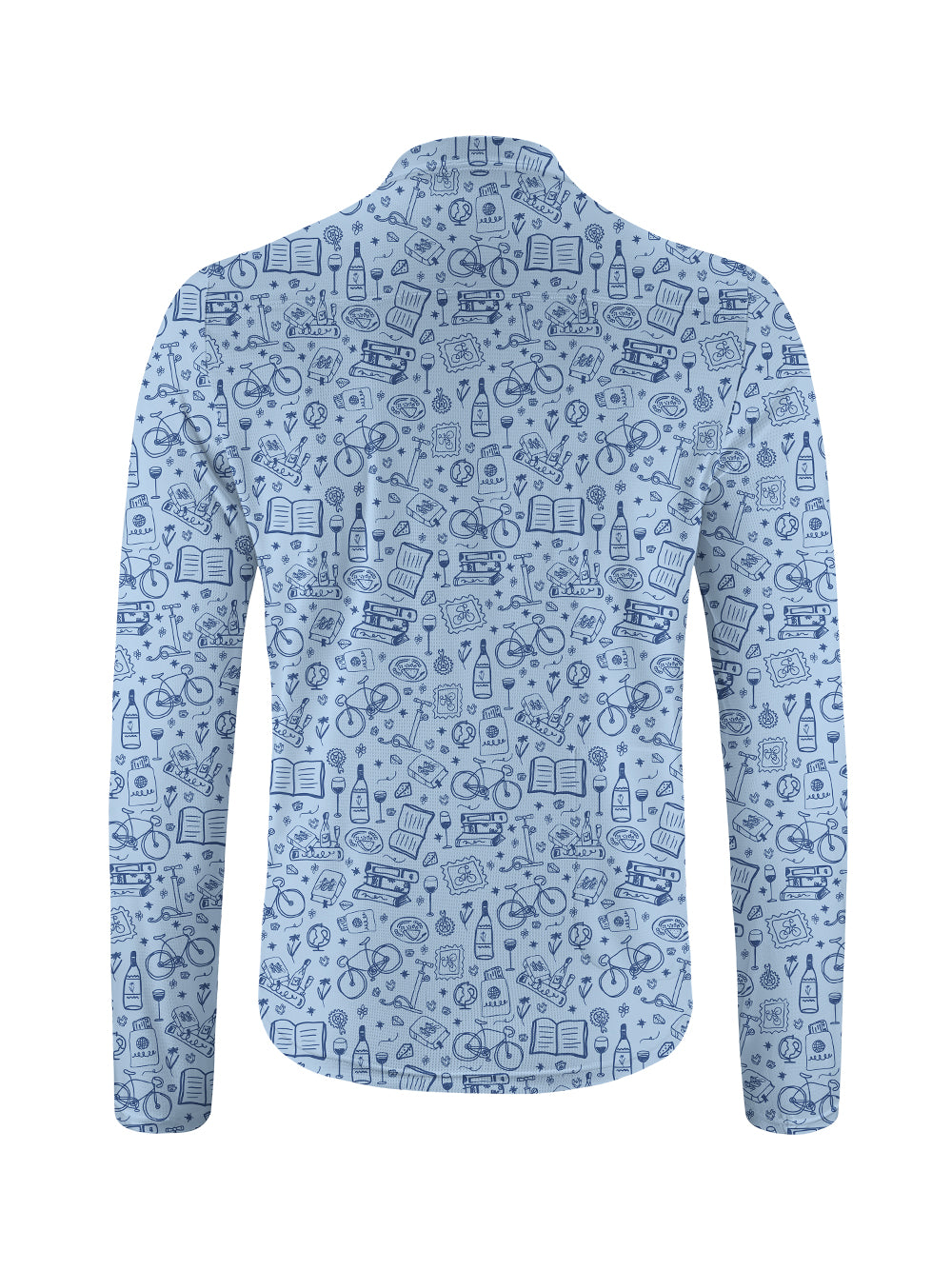 Orionride Cycling Club Long Sleeve Half Zipper Mountain Bike Jersey