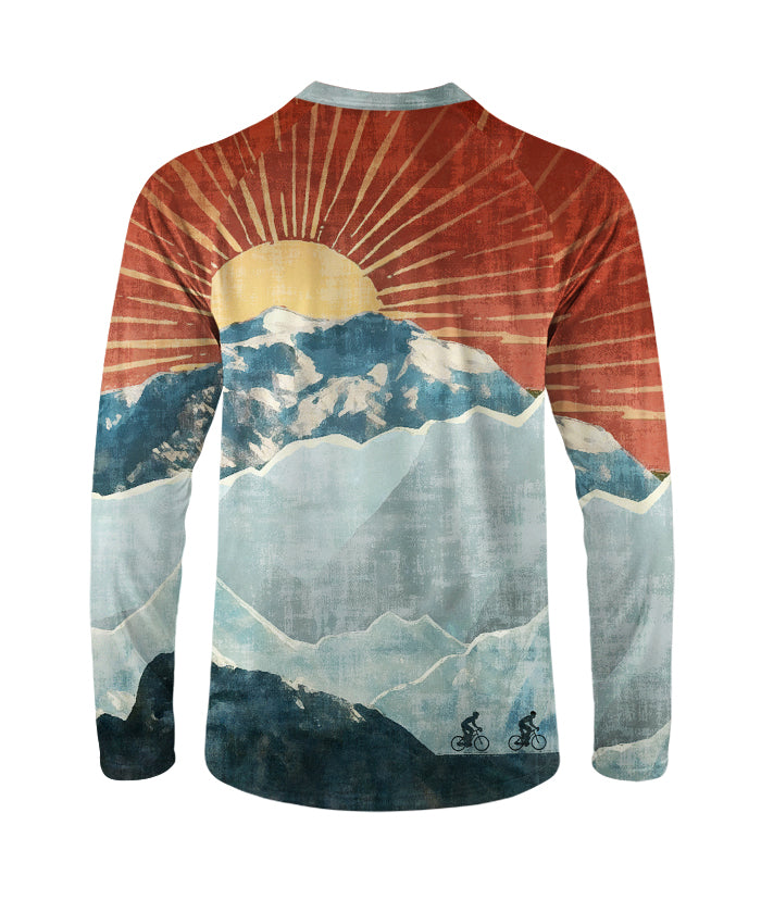 Orionride Iceberg Sunrise Long Sleeve Downhill Jersey