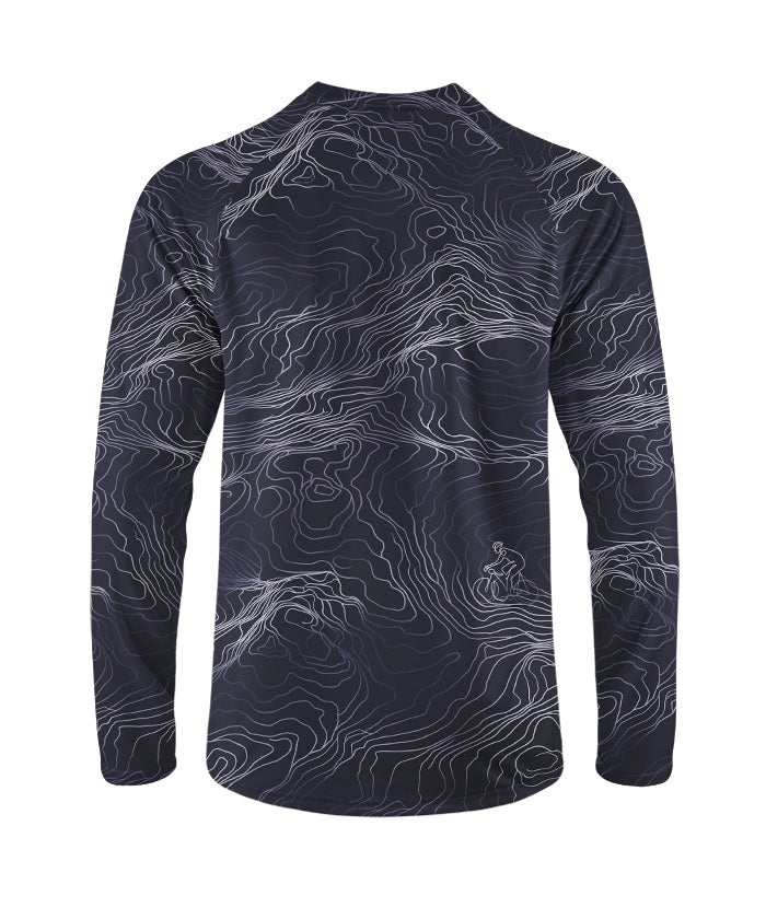 Orionride Rugged Contours Long Sleeve Downhill Jersey