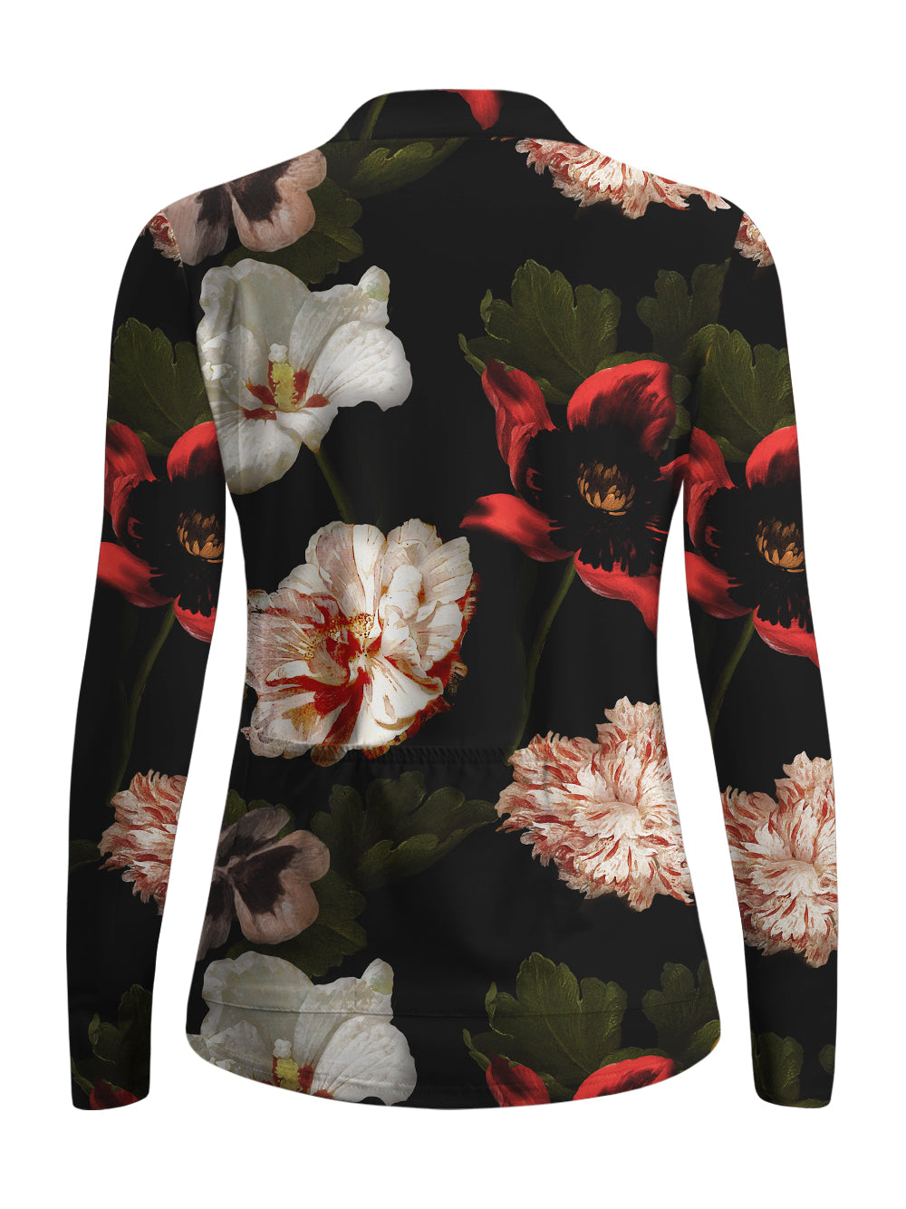 Orionride Flower Of Freedom Women's Quarter Zipper Long Sleeve Jersey