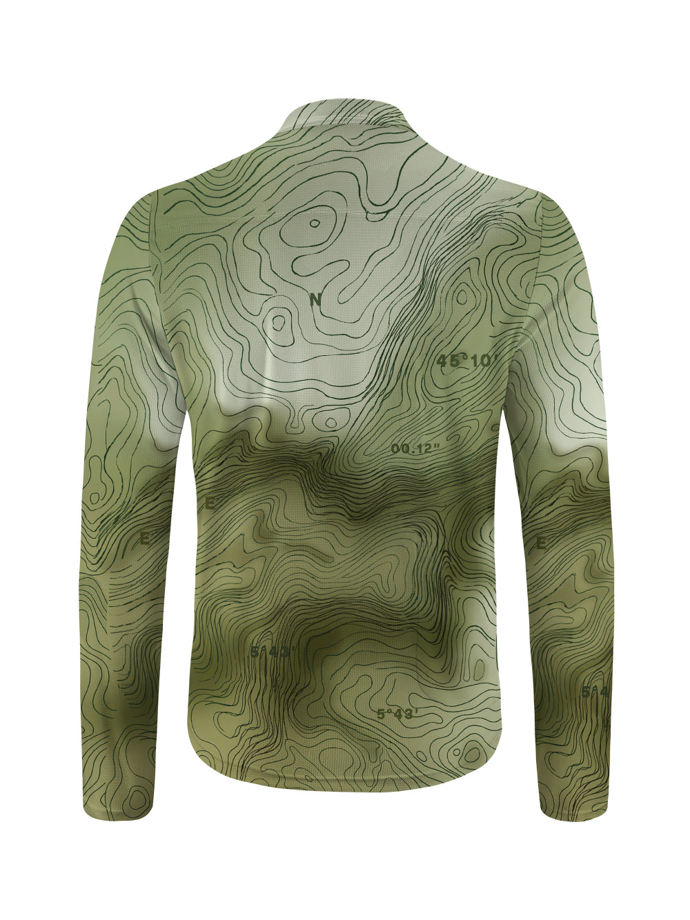 Orionride Outdoor Contours Long Sleeve Half Zipper Mountain Bike Jersey