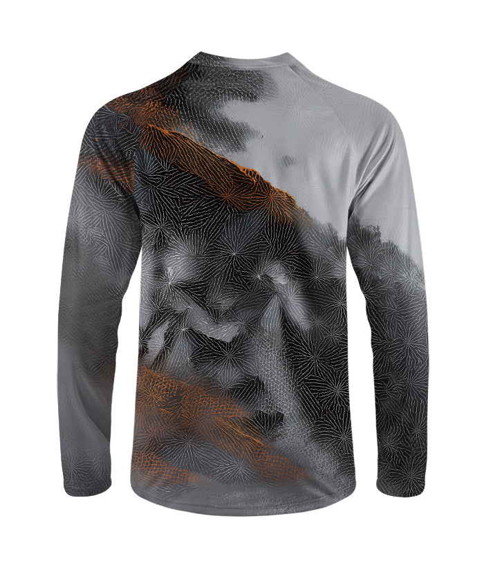 Orionride Towering Mountains Long Sleeve Downhill Jersey