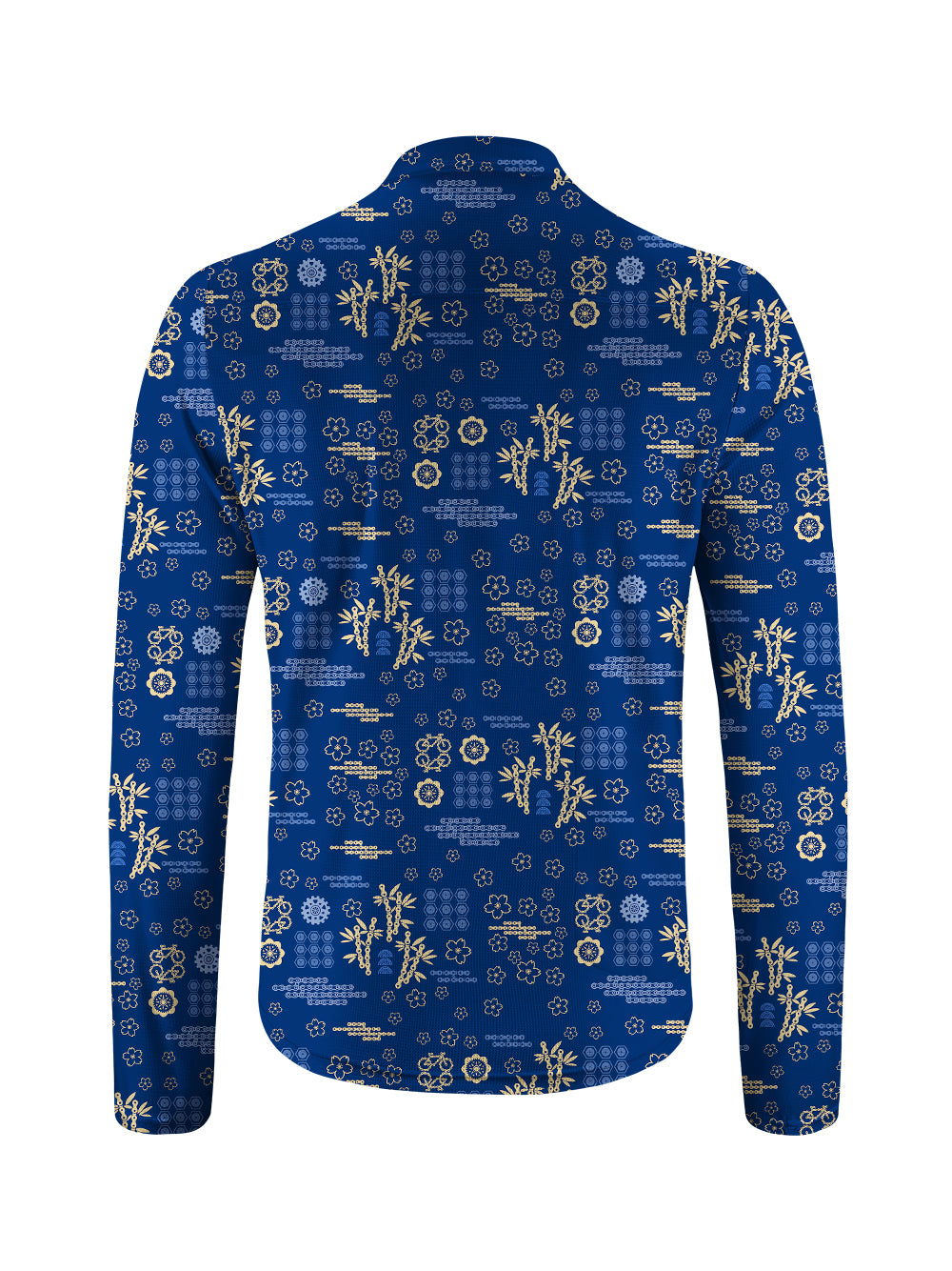 Orionride Bamboo Gear Long Sleeve Half Zipper Mountain Bike Jersey