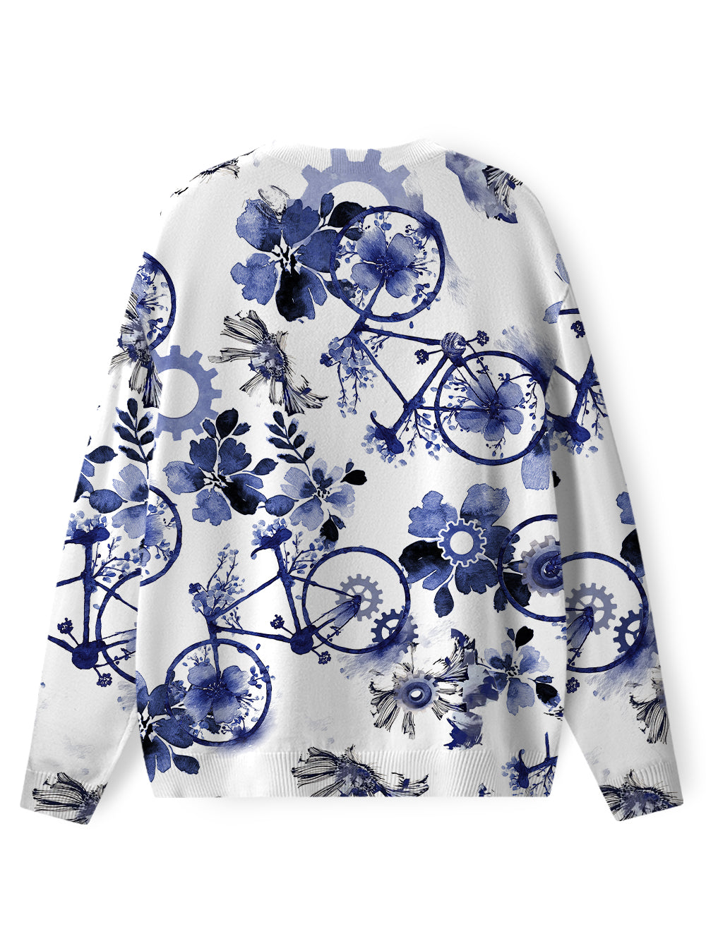 Orionride Watercolor Flowers Men's Sweaters