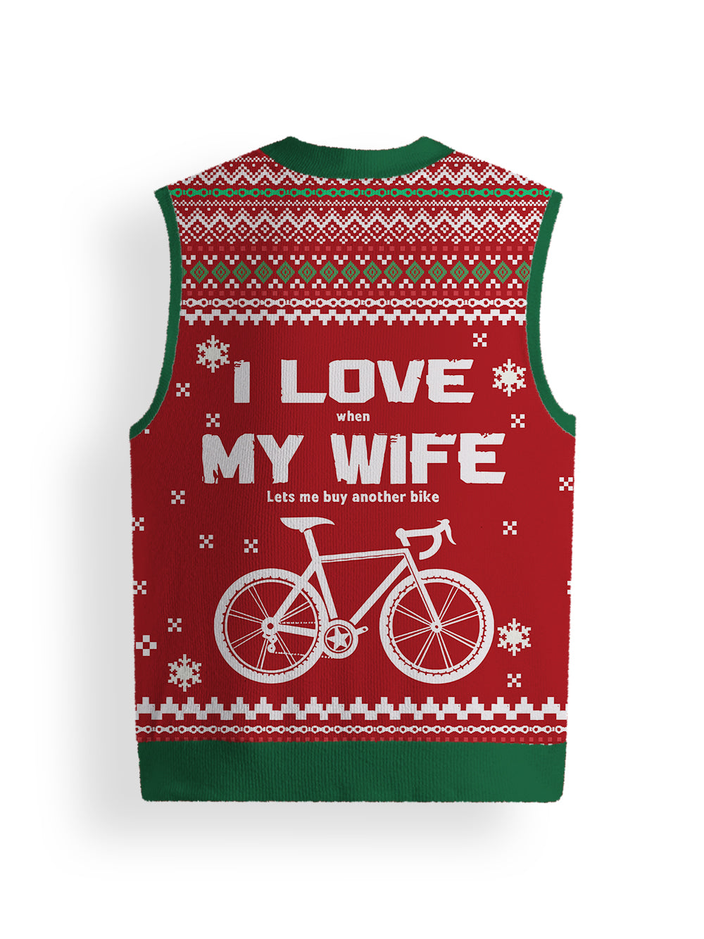 Orionride I Love My Wife Sweater Vest
