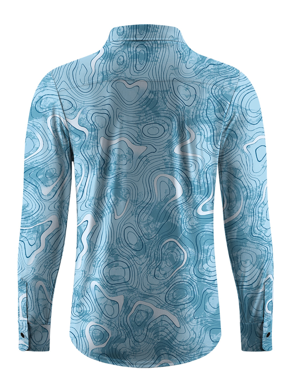 Orionride Mysterious Contours Men's Stretchy Breathable Long Sleeve Gravel Shirt