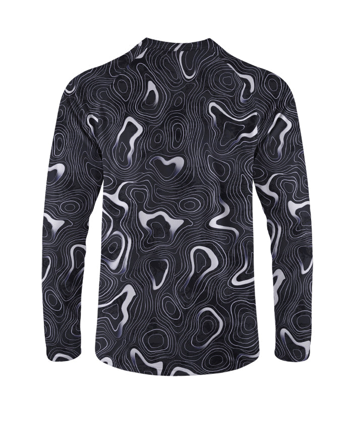 Orionride Mysterious Contours Long Sleeve Downhill Jersey
