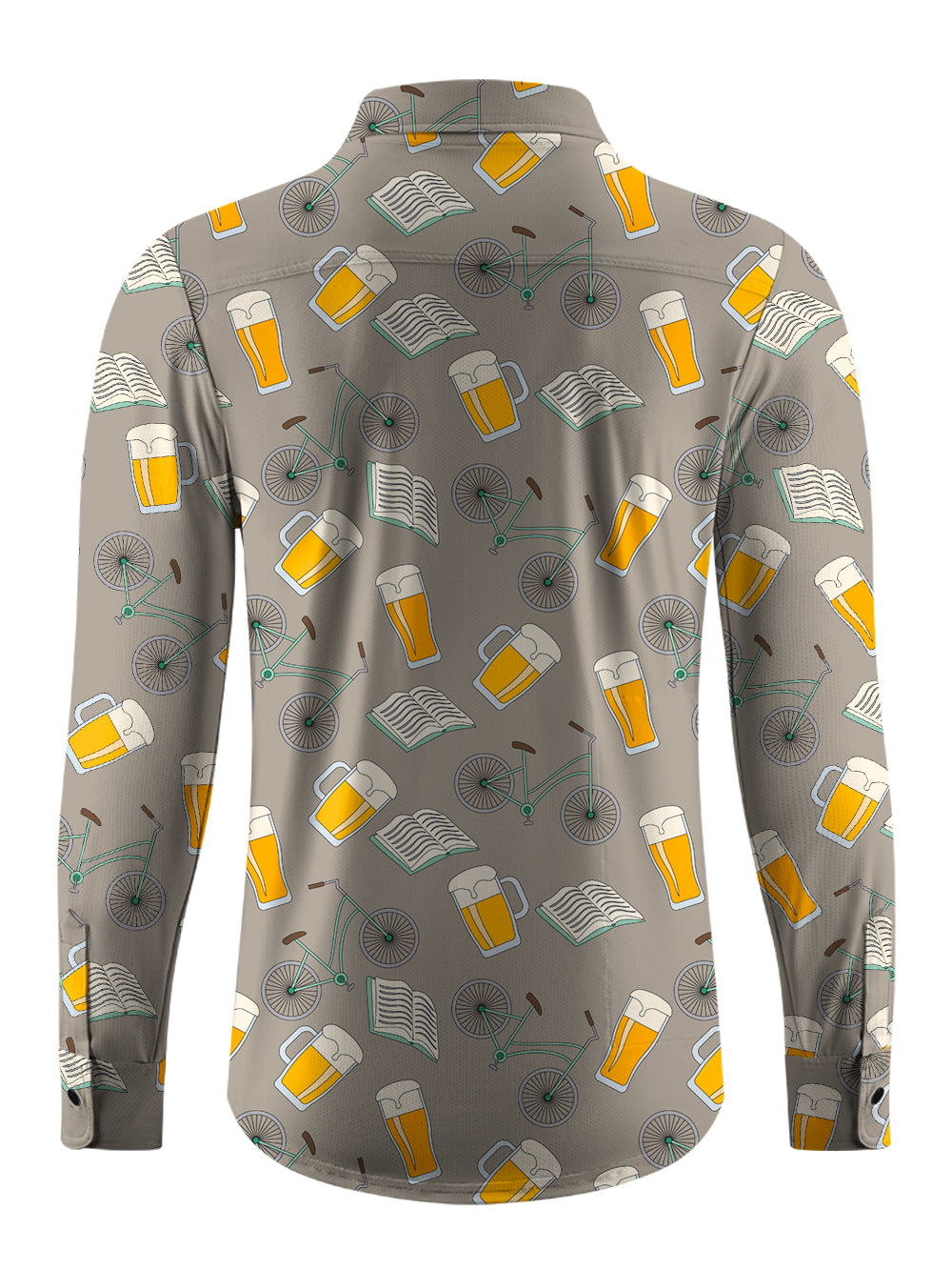 Orionride Ride Day Men's Stretchy Breathable Long Sleeve Gravel Shirt