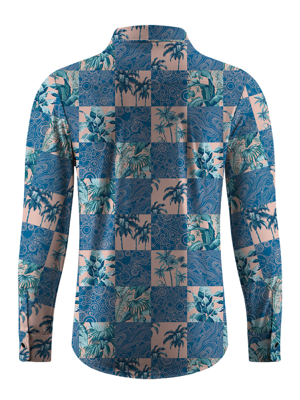 Orionride Passionate Coconut Men's Stretchy Breathable Long Sleeve Gravel Shirt