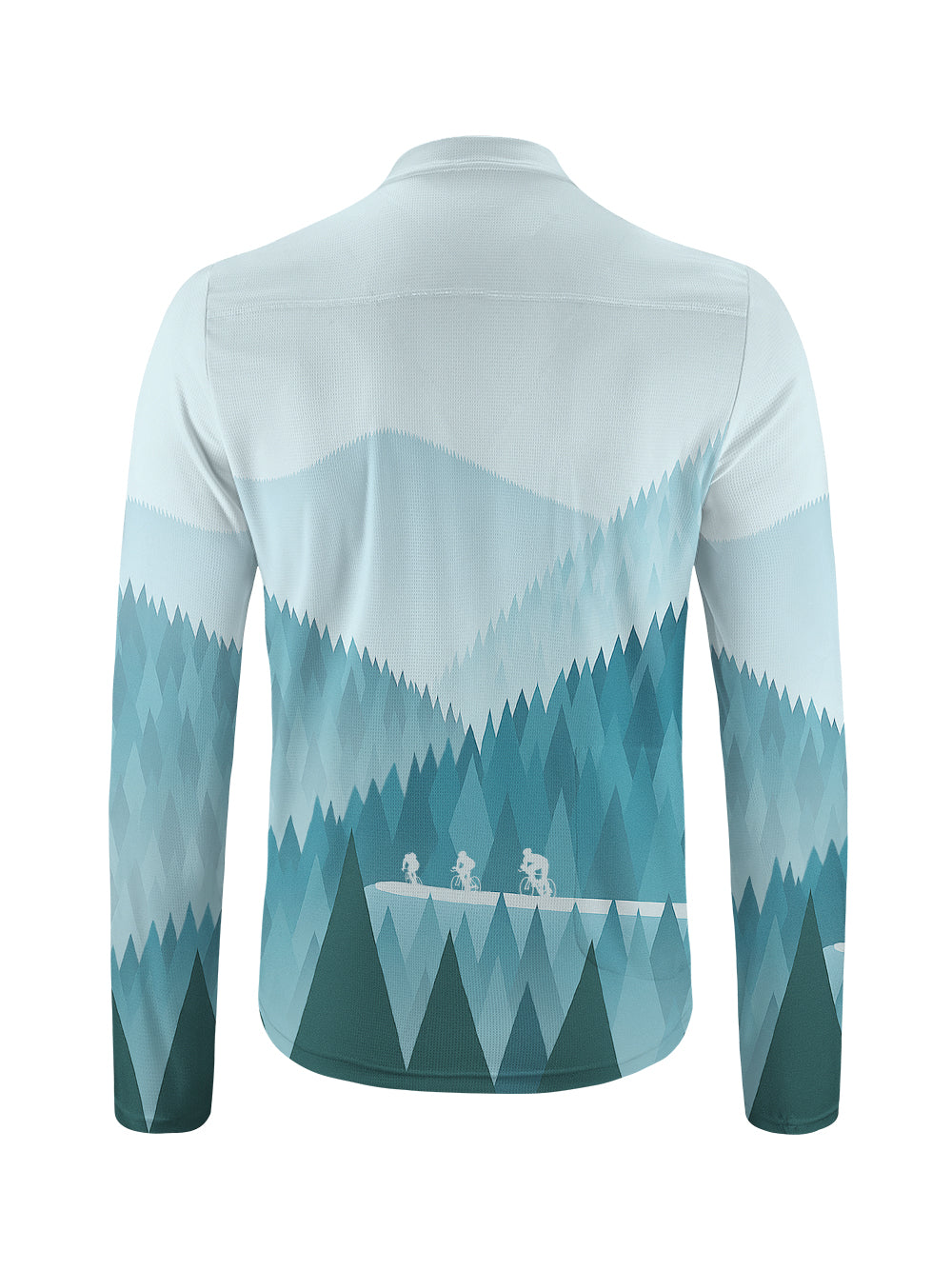 Orionride Through The Mountains Long Sleeve Half Zipper Mountain Bike Jersey