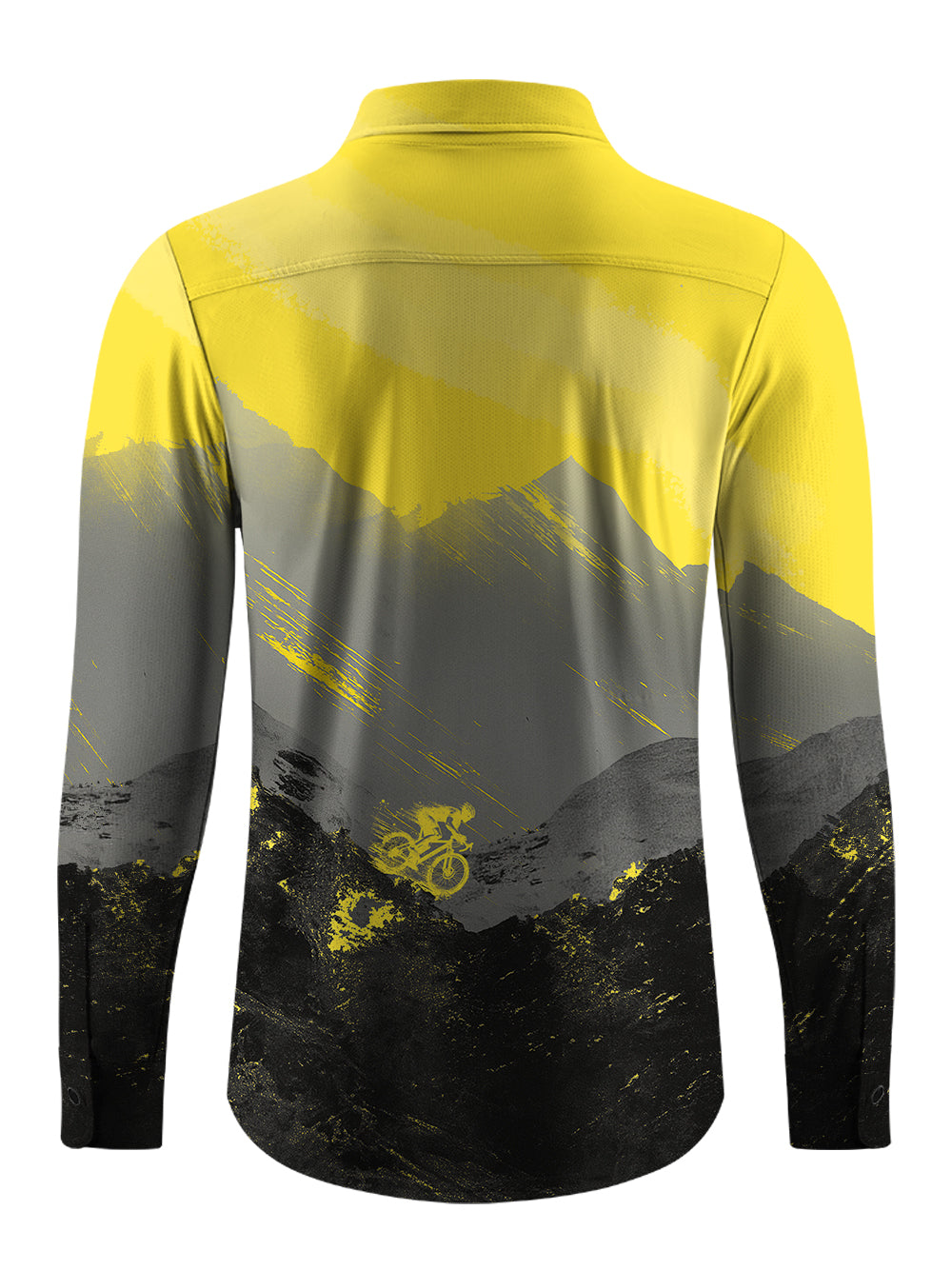 Orionride A Contest Of Speed Men's Stretchy Breathable Long Sleeve Gravel Shirt