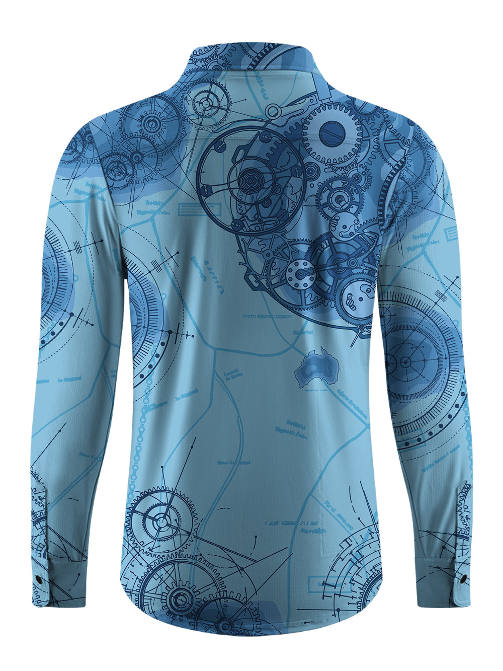 Orionride Gear Structure Men's Stretchy Breathable Long Sleeve Gravel Shirt