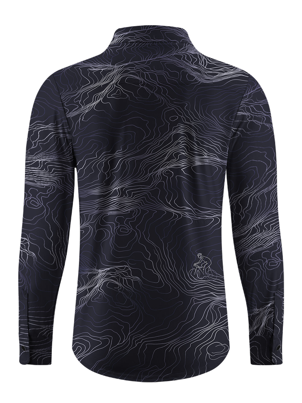 Orionride Rugged Contours Men's Stretchy Breathable Long Sleeve Gravel Shirt