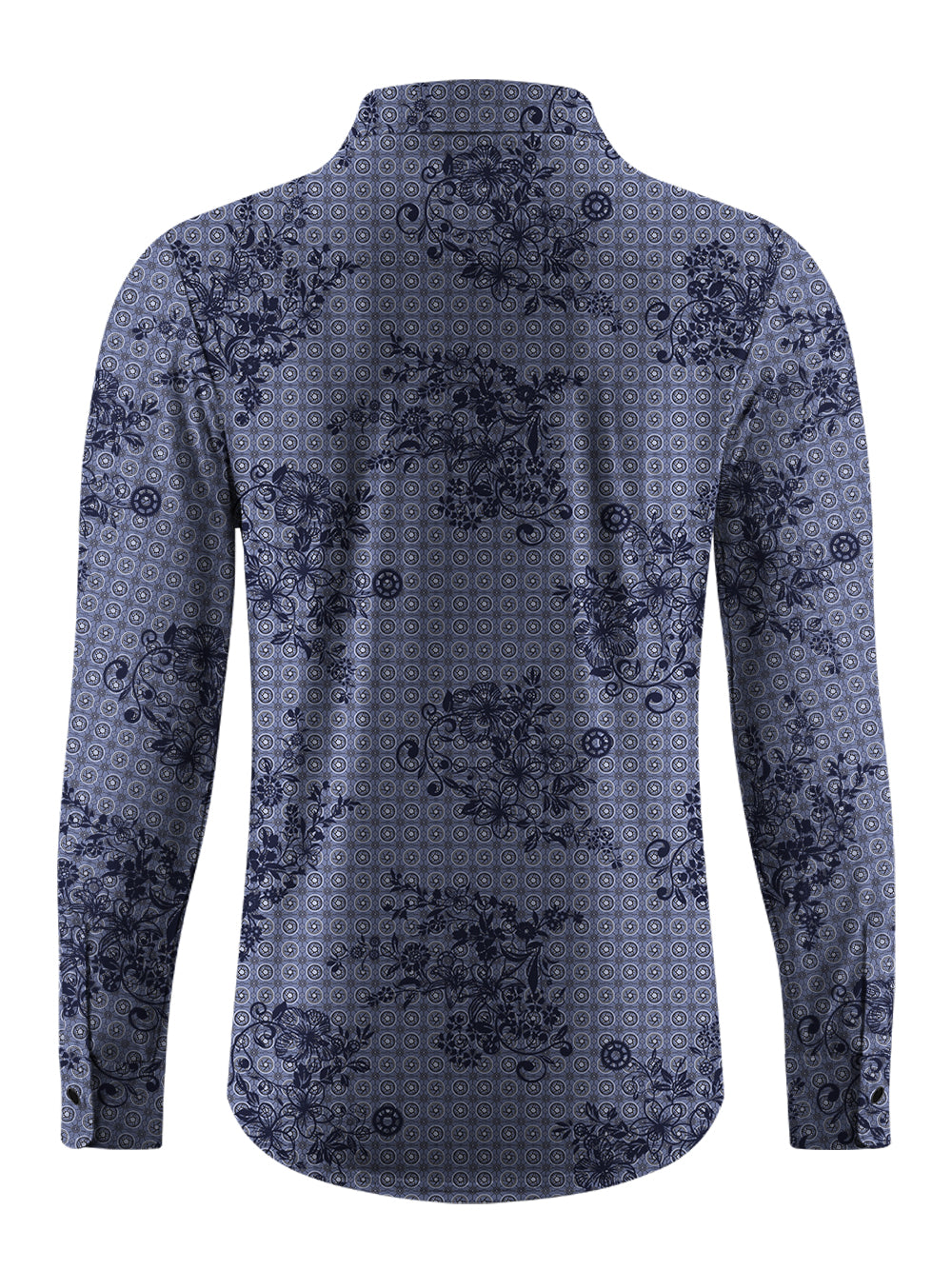 Orionride Hibiscus Secret Men's Stretchy Breathable Long Sleeve Gravel Shirt