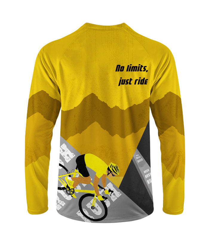 Orionride No Limits Just Ride Long Sleeve Downhill Jersey