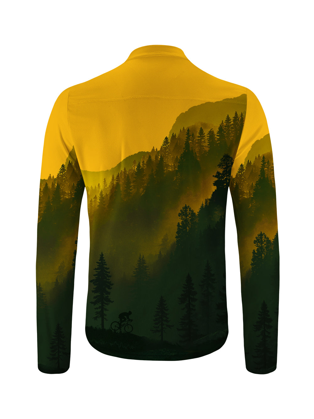 Orionride Noon Forest Long Sleeve Half Zipper Mountain Bike Jersey