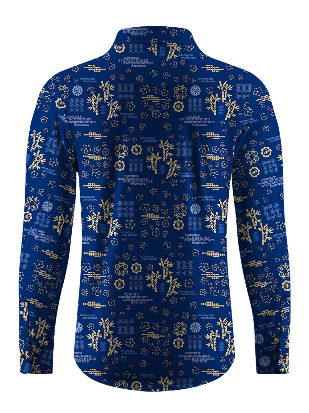 Orionride Bamboo Gear Men's Stretchy Breathable Long Sleeve Gravel Shirt