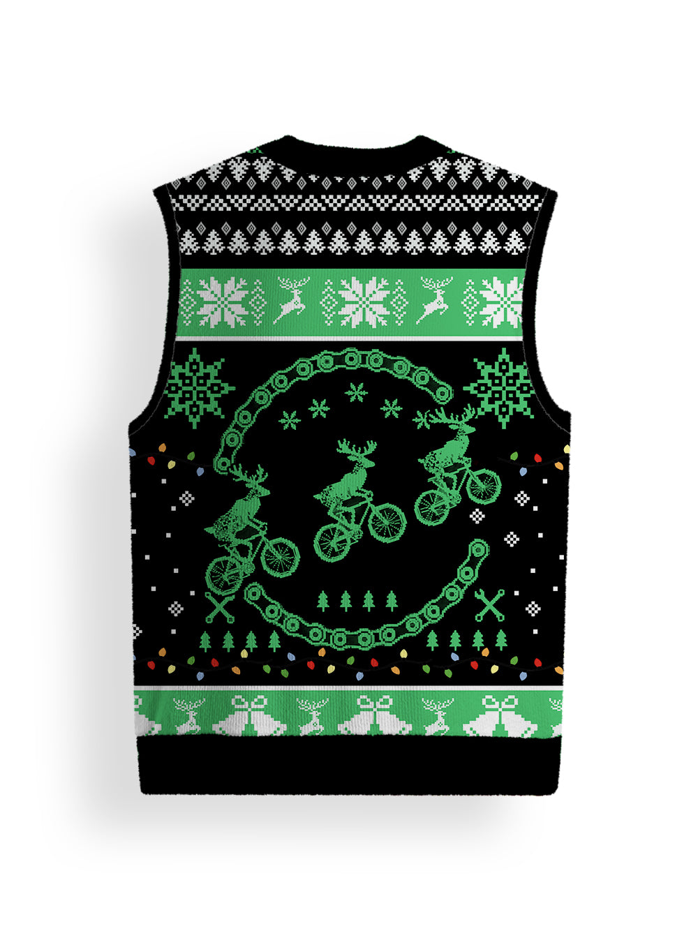 Orionride Reindeer Riding Sweater Vest