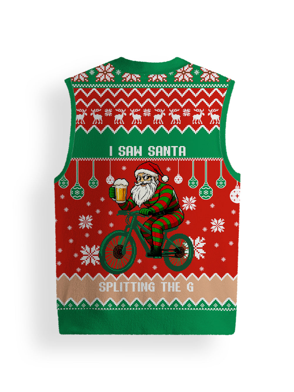 Orionride Santa Claus Sweater Vest