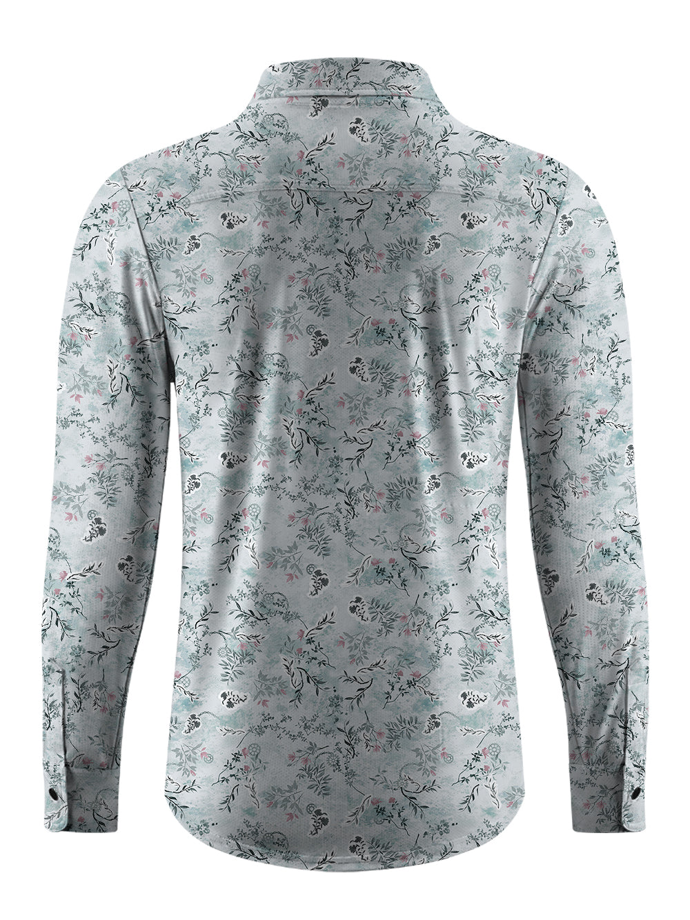 Orionride Whispering Leaves Men's Stretchy Breathable Long Sleeve Gravel Shirt