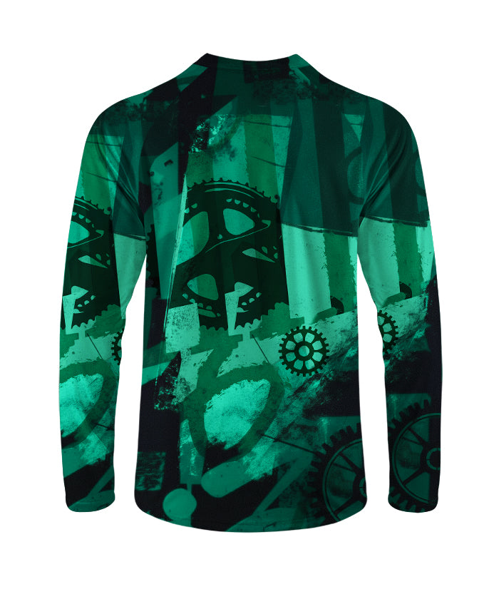 Orionride Green Light Gear Long Sleeve Downhill Jersey