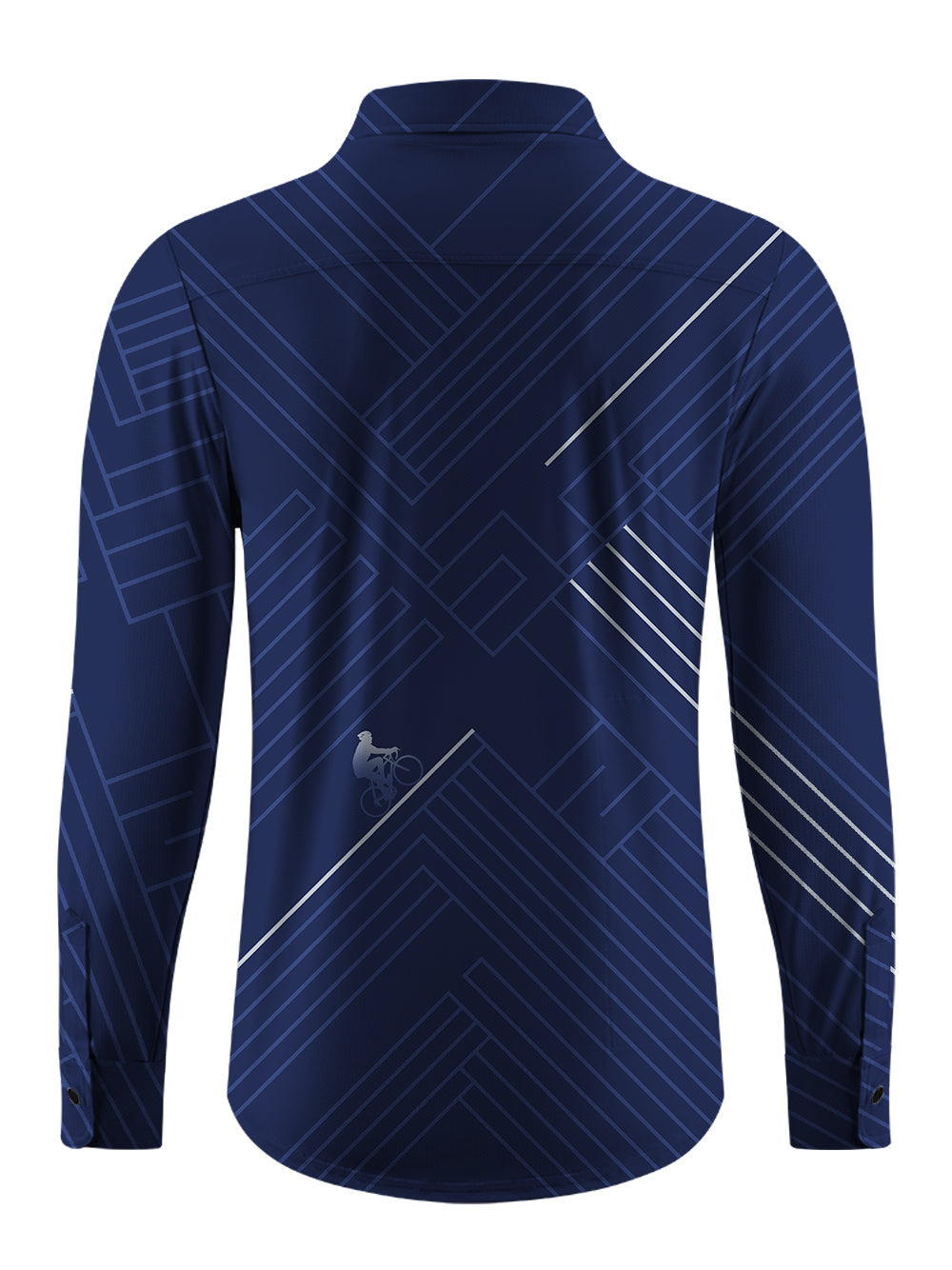 Orionride The Courage To Ride Men's Stretchy Breathable Long Sleeve Gravel Shirt