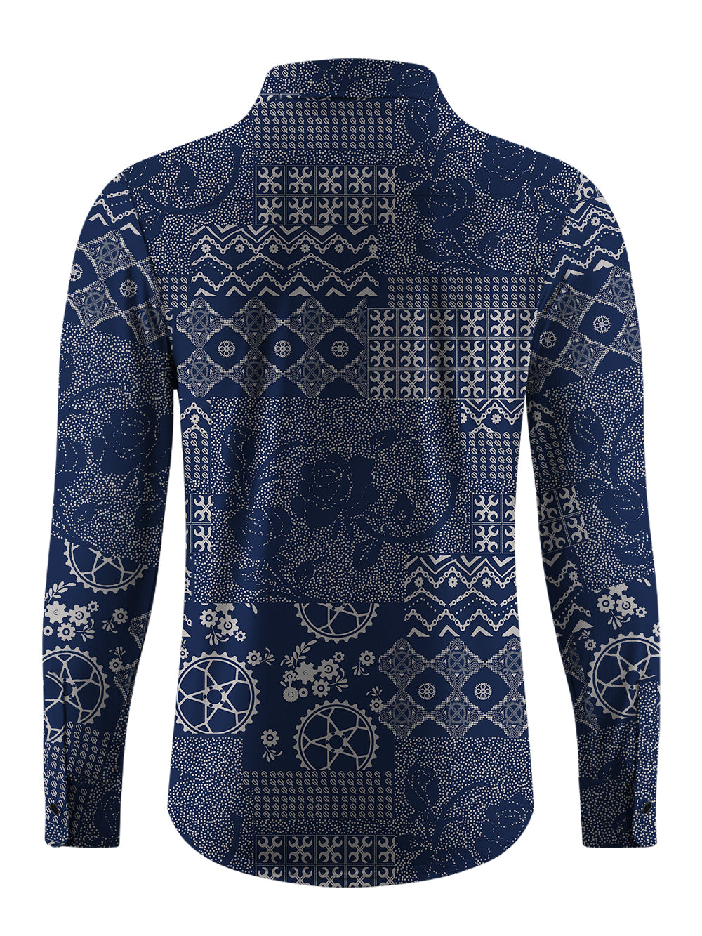 Orionride Rose Story Men's Stretchy Breathable Long Sleeve Gravel Shirt