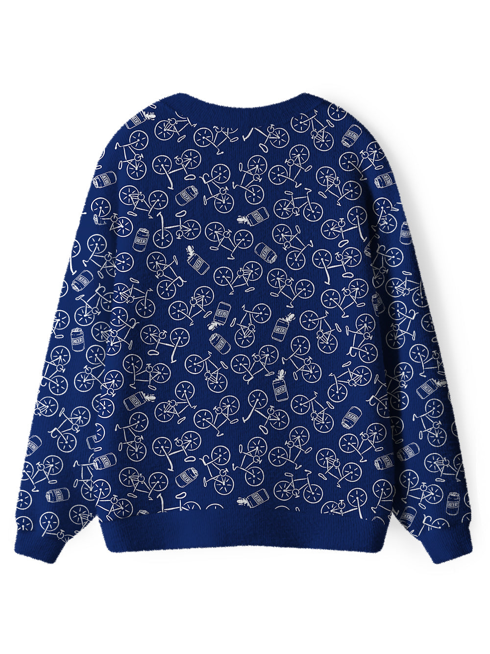 Orionride Beer Bike Men's Cardigan Knit Sweaters