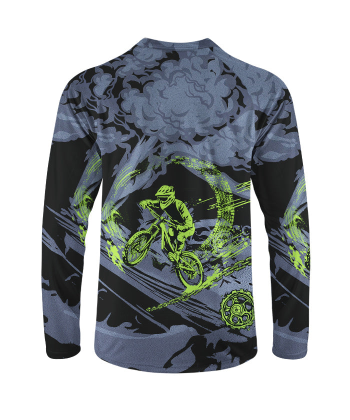 Orionride Through The Clouds Long Sleeve Downhill Jersey