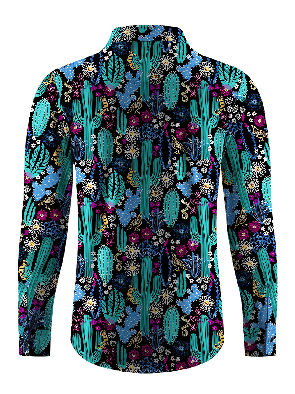 Orionride Spiral Flower Gear Men's Stretchy Breathable Long Sleeve Gravel Shirt