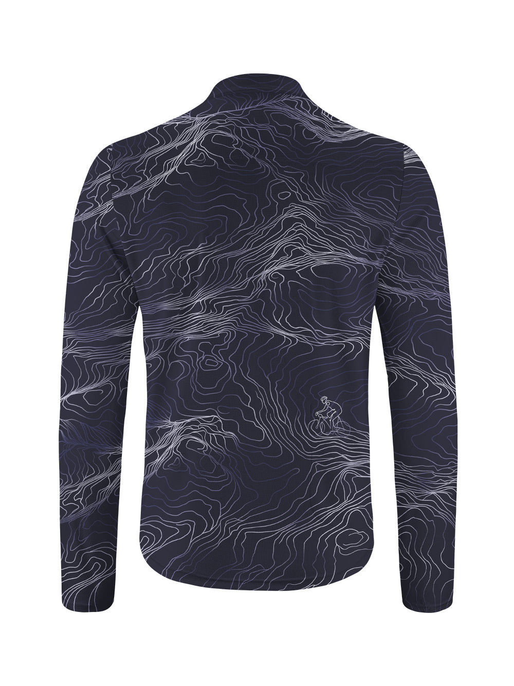 Orionride Rugged Contours Long Sleeve Half Zipper Mountain Bike Jersey